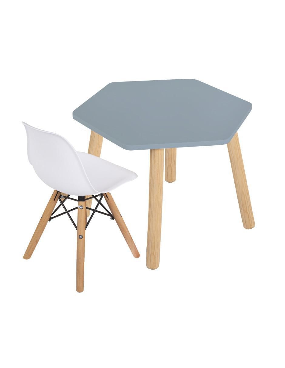 Mesa con silla armable
