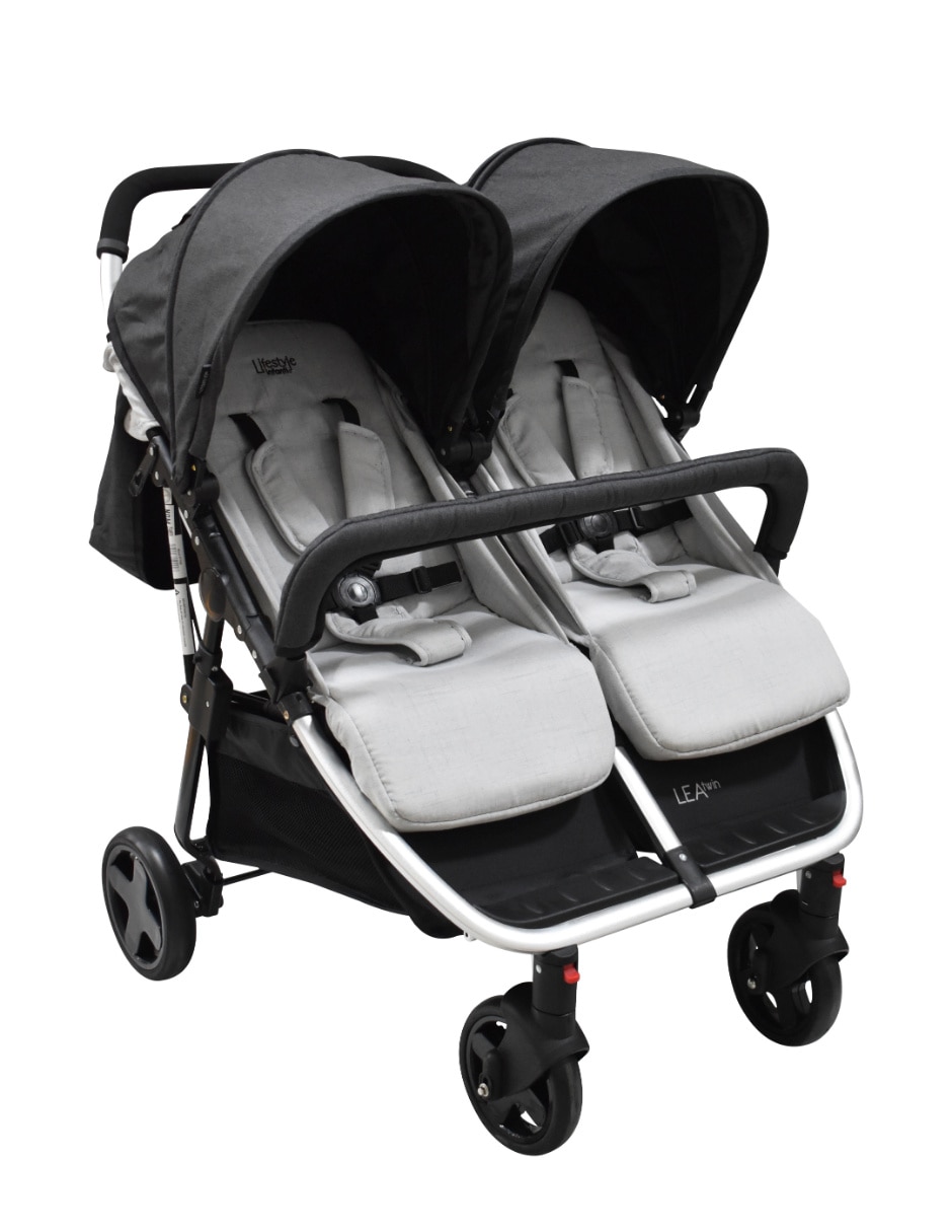 Carriola doble plegable
