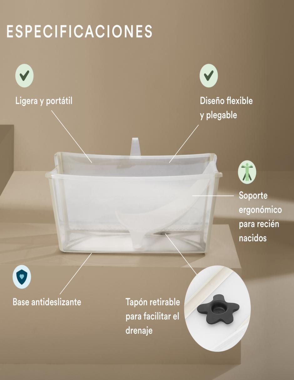 "tina/bañera" stokke flexi bath "de" plástico