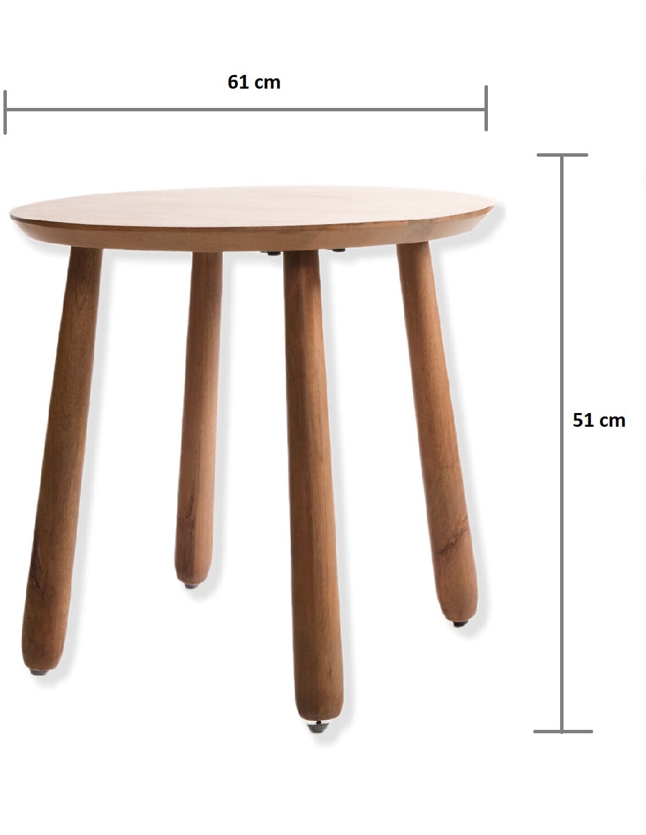 Mesa auxiliar armable de MDF 4