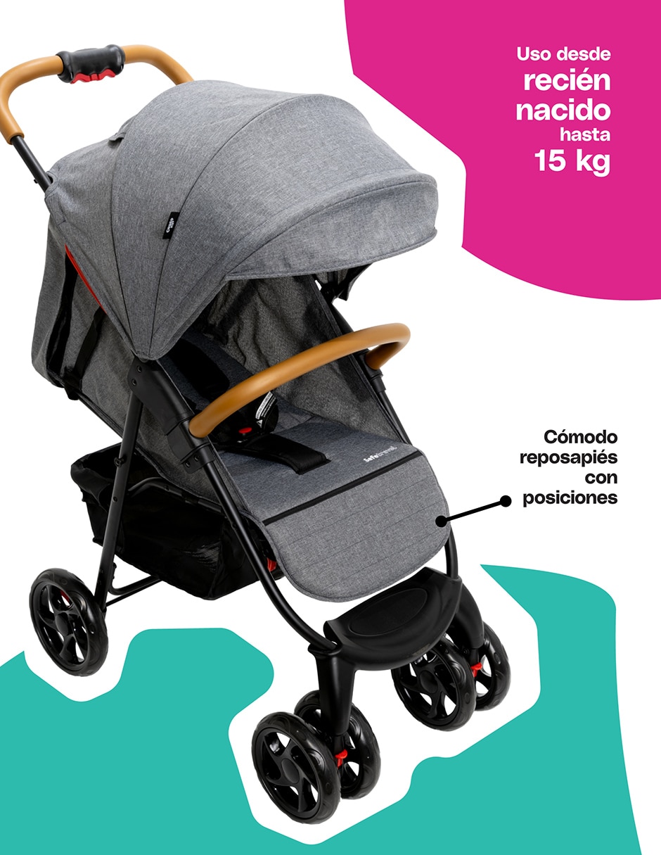 Carriola travel system Safe Travel plegable 3