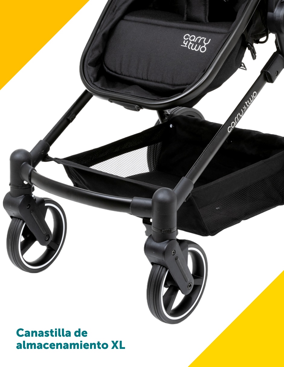 Carriola doble Carry 4 Two plegable 13