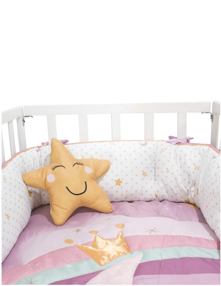 Juego de cuna para bebé niña 4 piezas 3