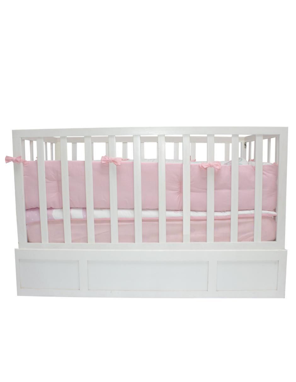 Juego de cuna Flores para bebé niña 4 piezas 3