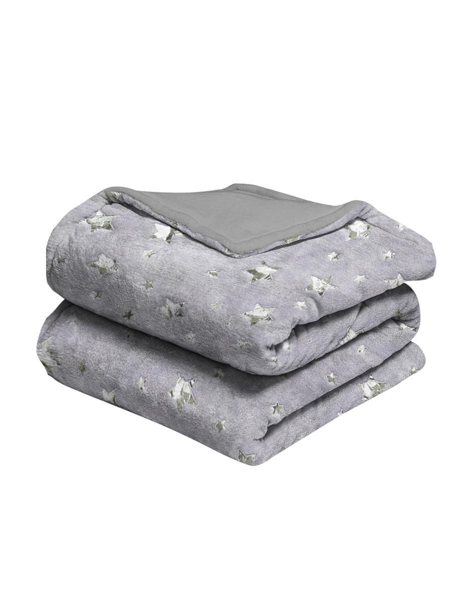 Cobertor Invierno estampado texturizado