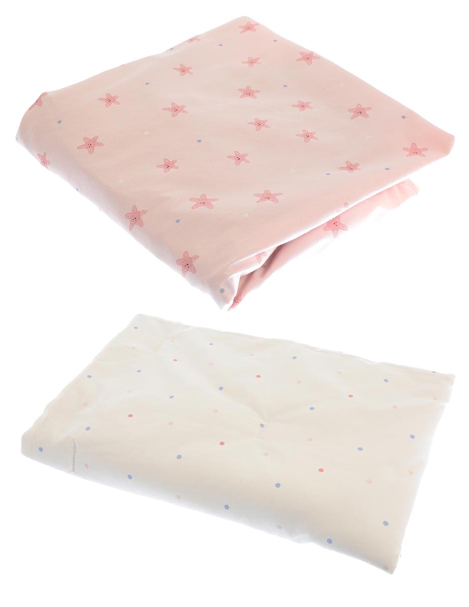 Juego de cuna Conchas para bebé niña 2 piezas 5