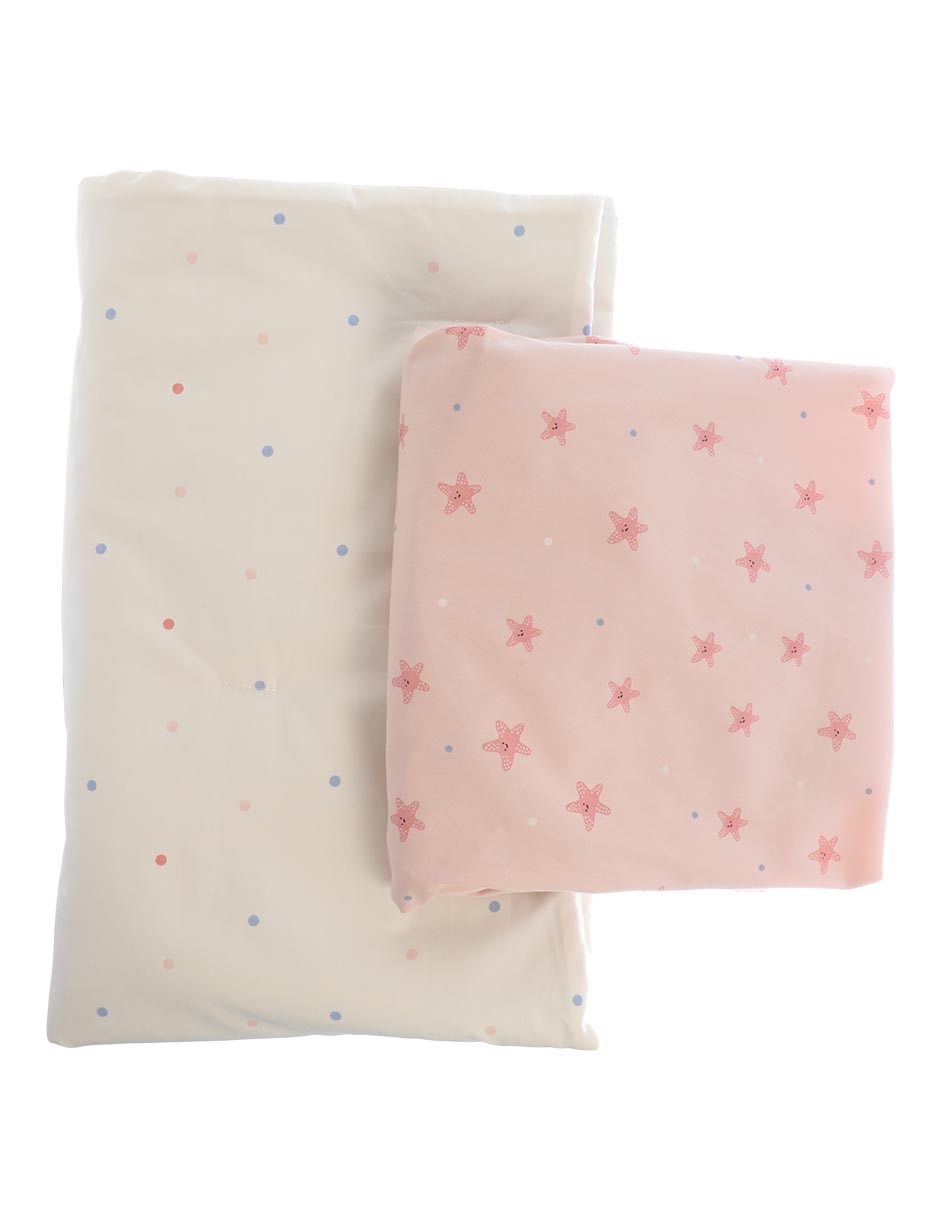 Juego de cuna Conchas para bebé niña 2 piezas 6