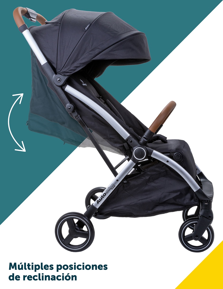 Carriola estándar Auto Slim Fold plegable 9