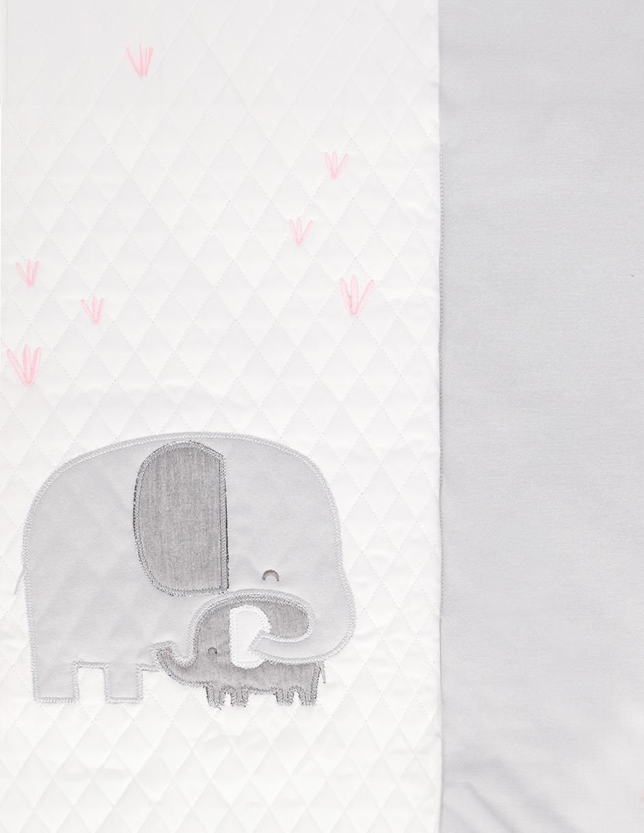 Juego de cuna Elefantes para bebé niña 4 piezas 4