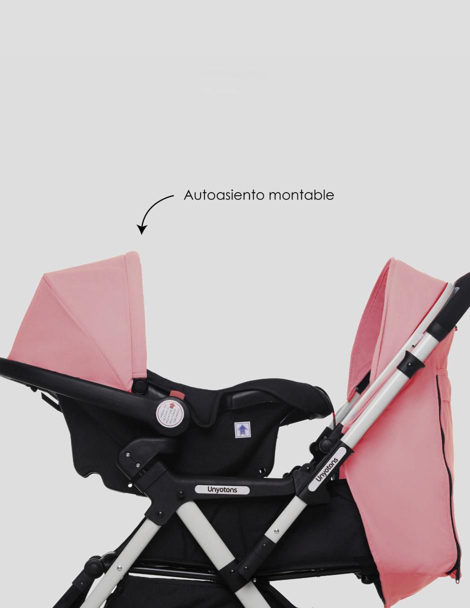 Carriola con portabebé Baby de aluminio 5