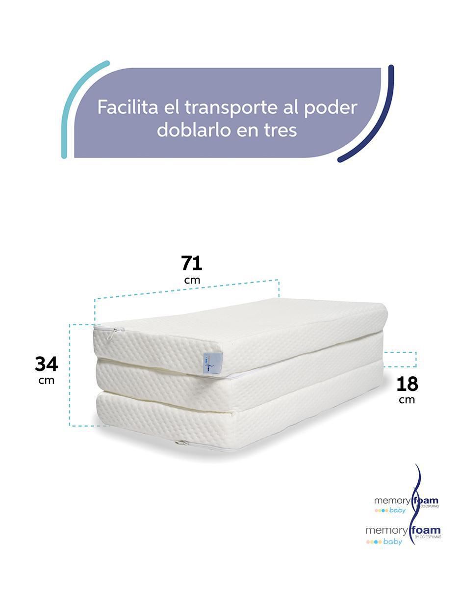 Colchón plegable confort medio 10