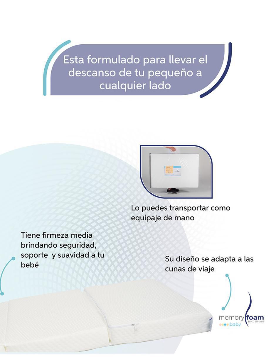 Colchón plegable confort medio 4