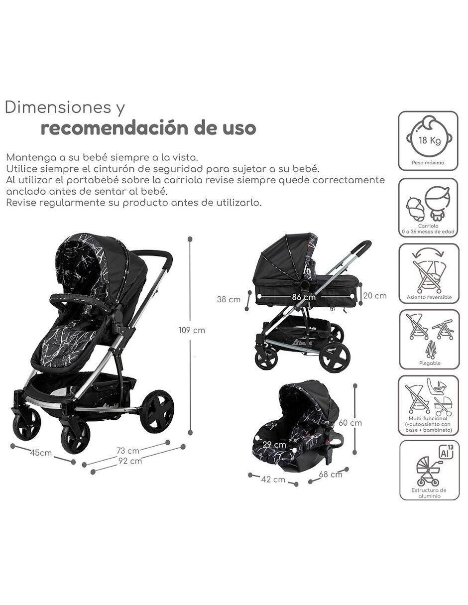 Carriola travel system plegable 8
