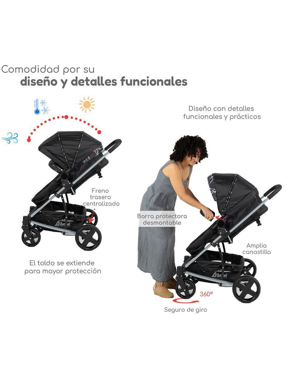 Carriola travel system plegable 3