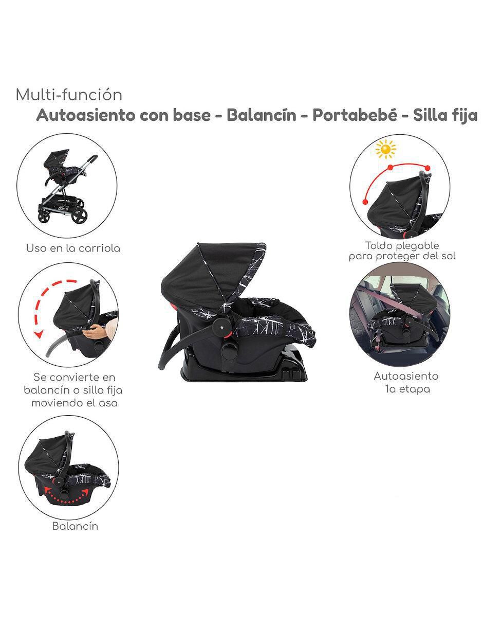 Carriola travel system plegable 4