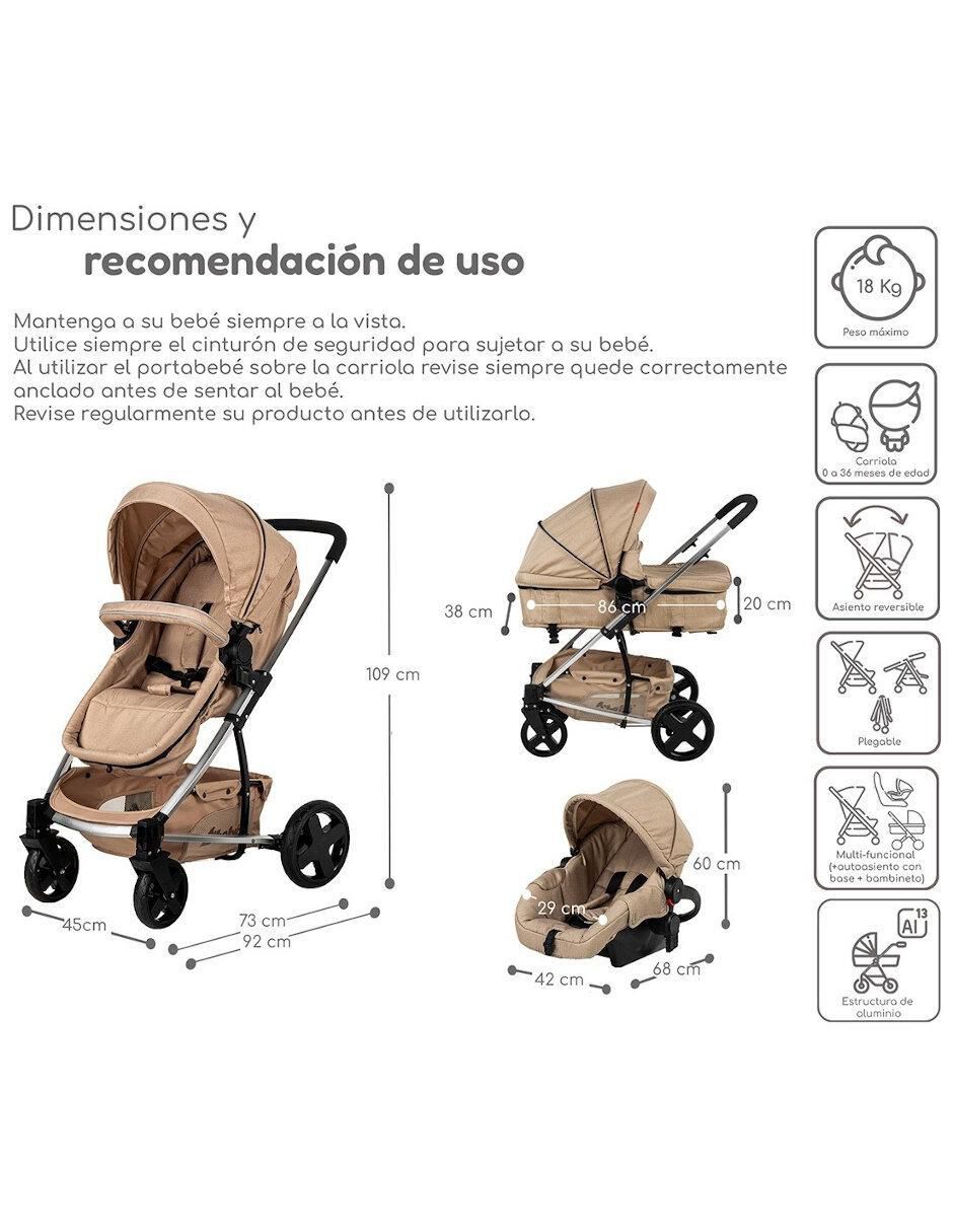 "carriola" travel system sin coleccion the baby shop "de" poliéster
