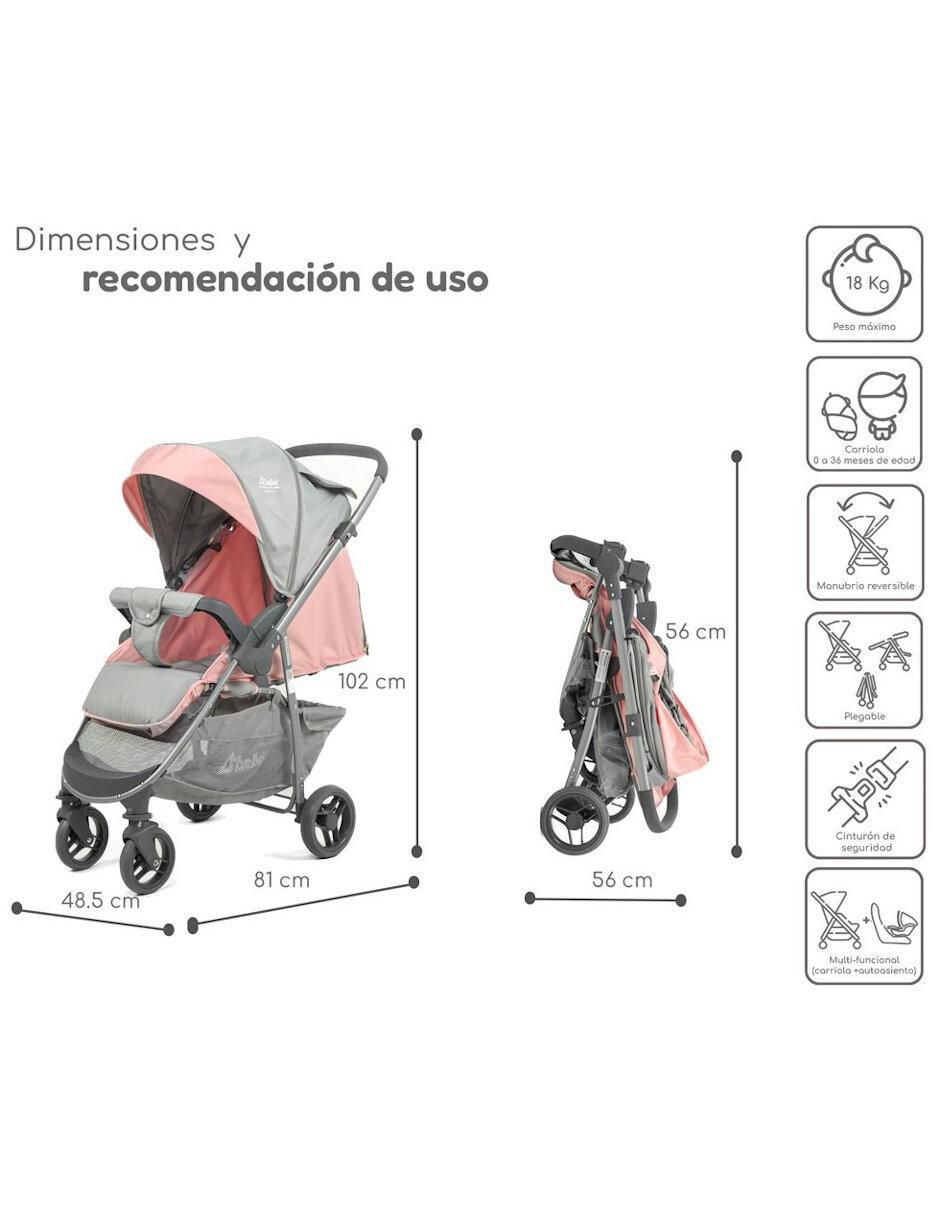 Carriola travel system plegable 2