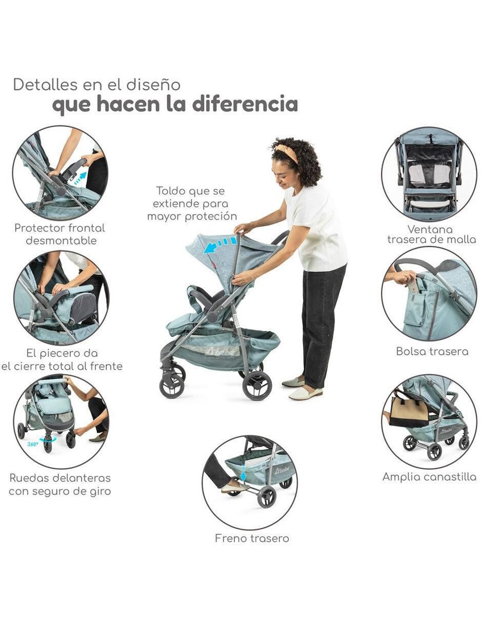 Carriola travel system plegable 6