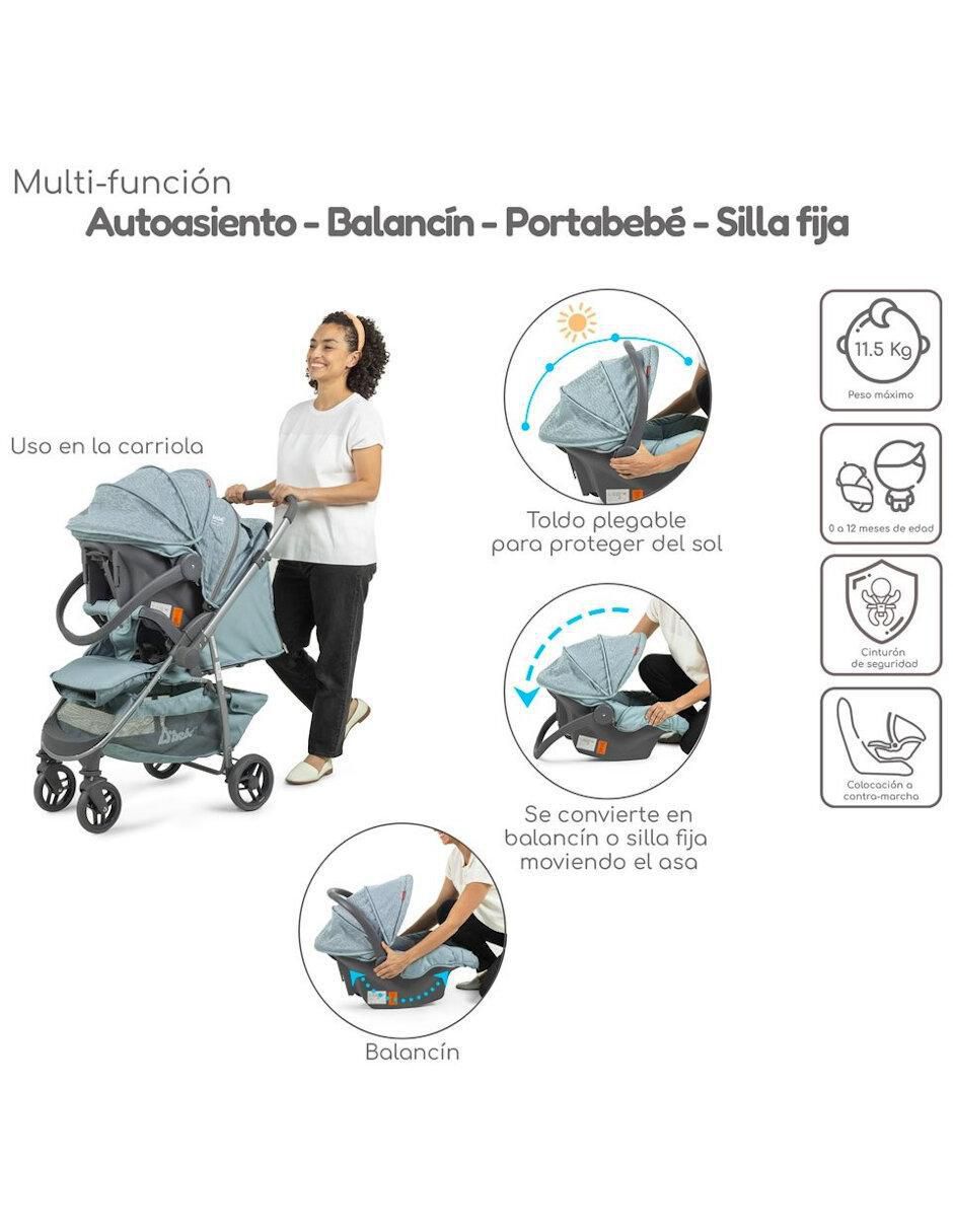 Carriola travel system plegable 7
