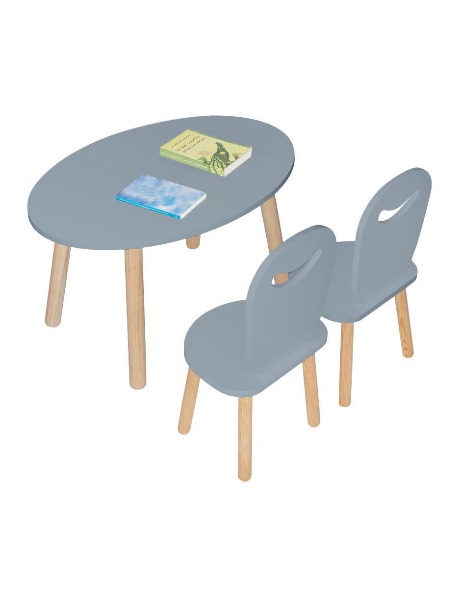 Mesa con silla armable