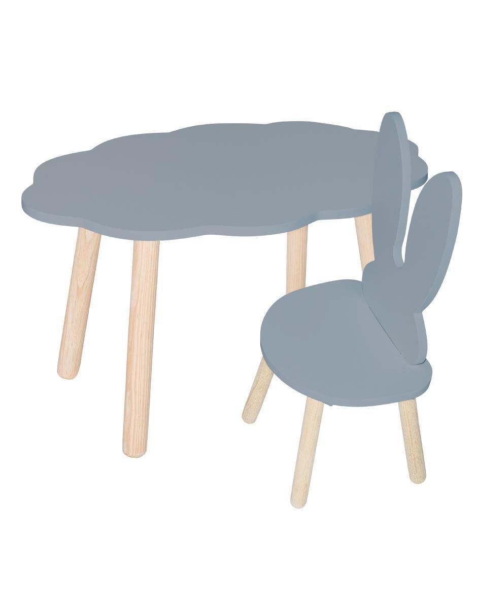 Mesa con silla armable