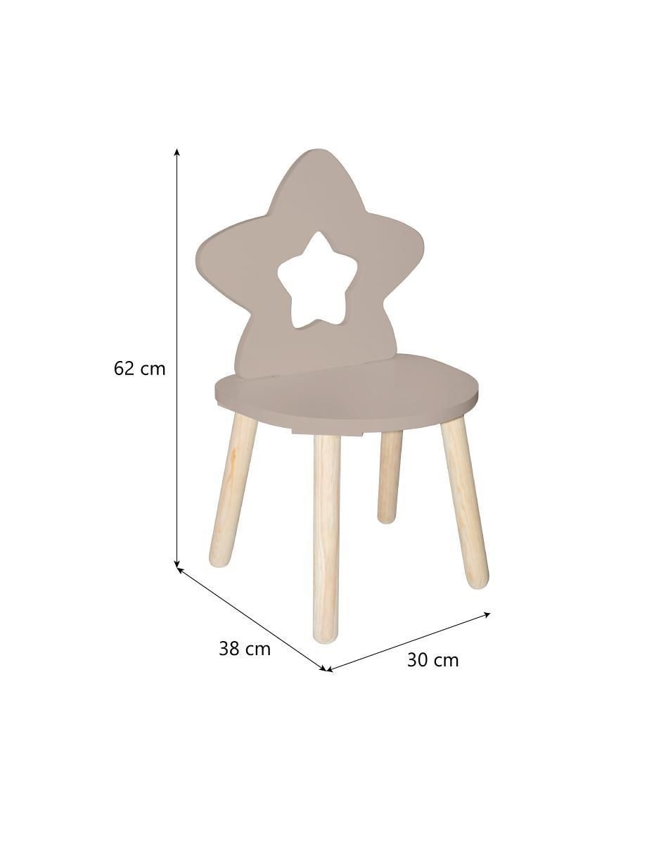 Silla 1 "piezas" silla estrella duduk "de" mdf