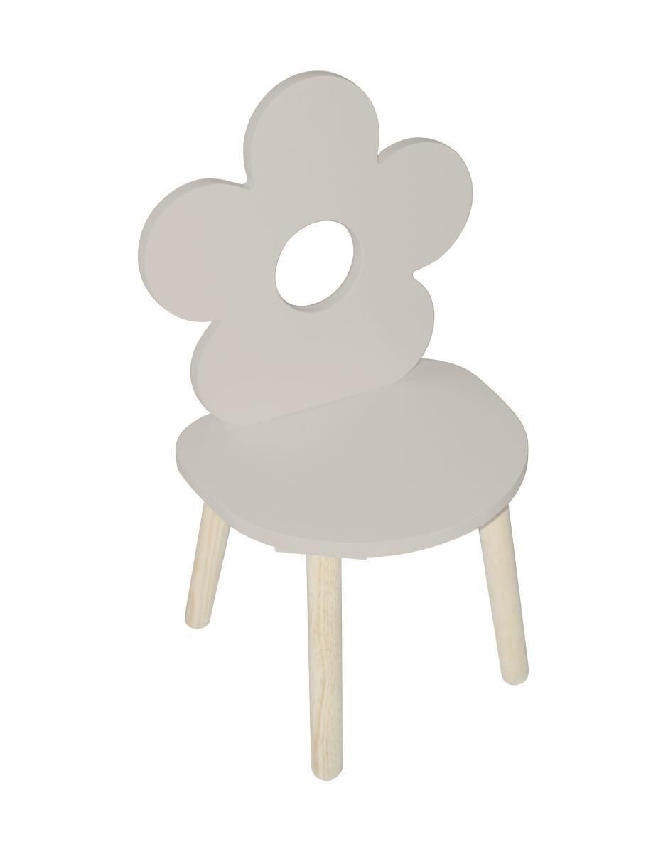 Silla infantil Silla Flor de madera Silla infantil Silla Flor de madera