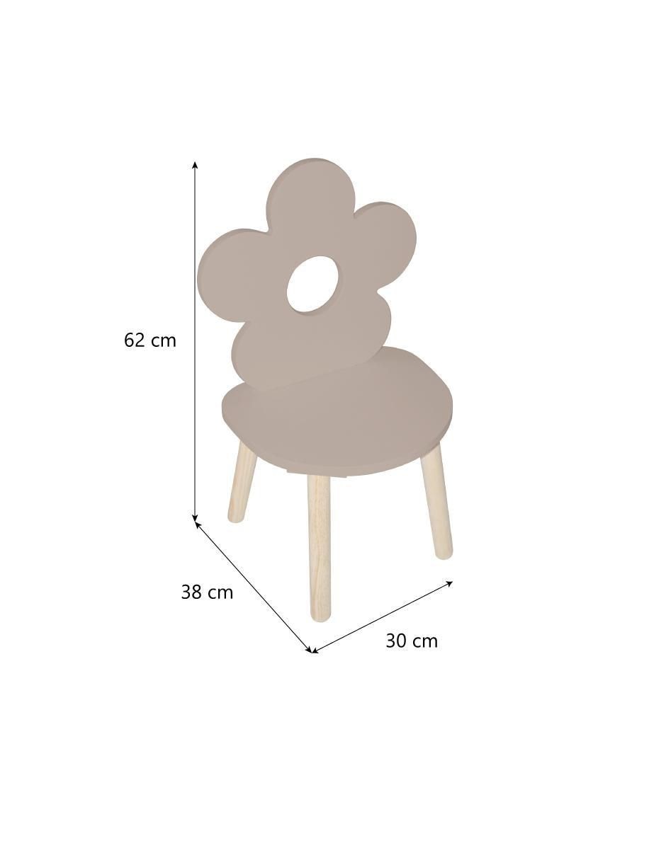 Silla 1 "piezas" silla flor duduk "de" madera