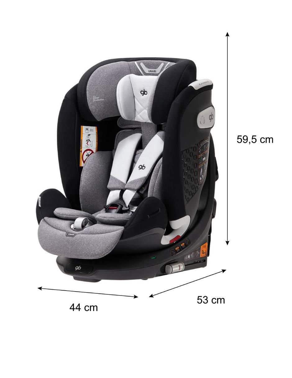 Autoasiento convertible compatible con carros con isofix y/o cinturón de 3 puntos Unari 10
