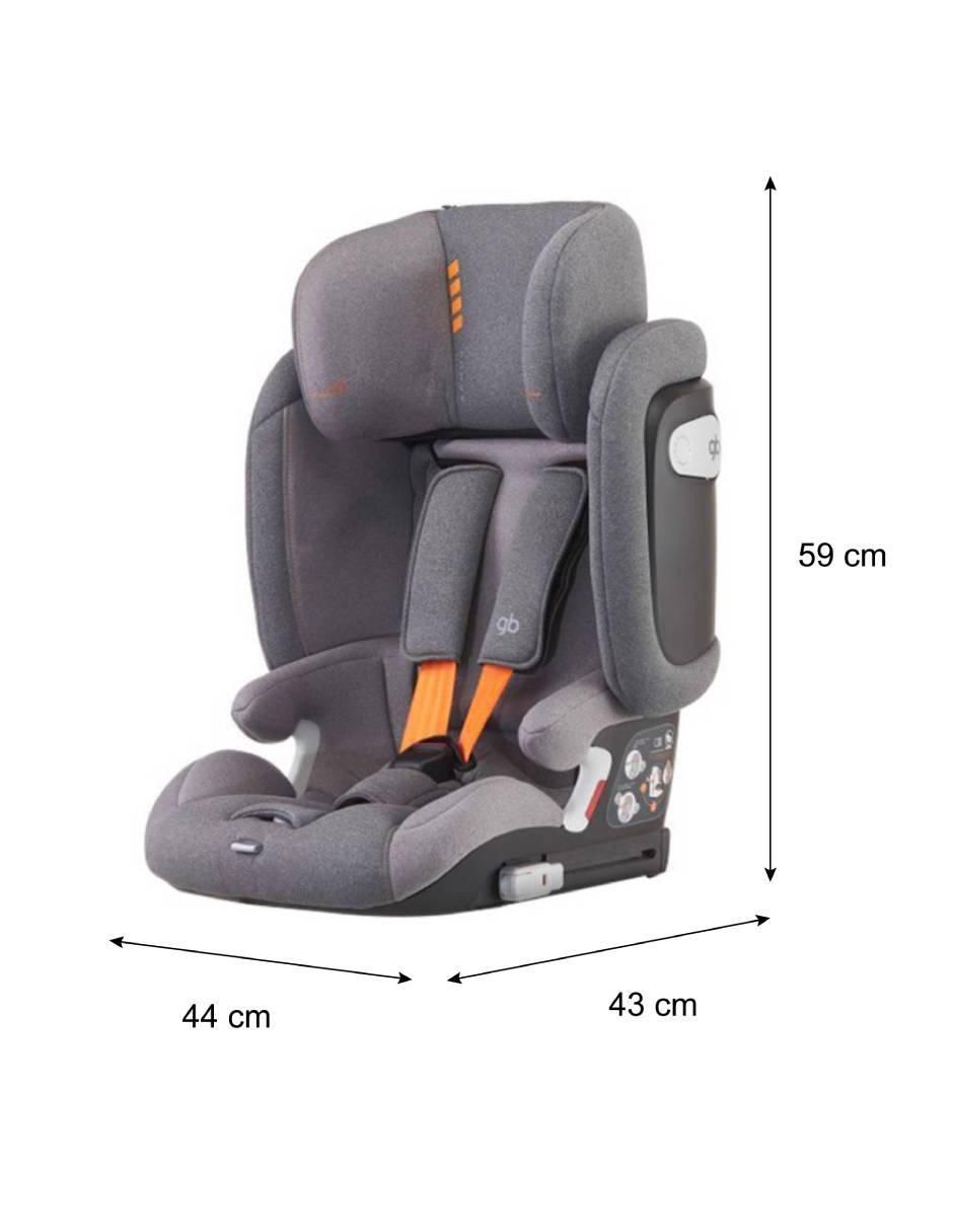 Autoasiento convertible compatible con carro con isofix y/o cinturón de 3 puntos Pockit Armor 7