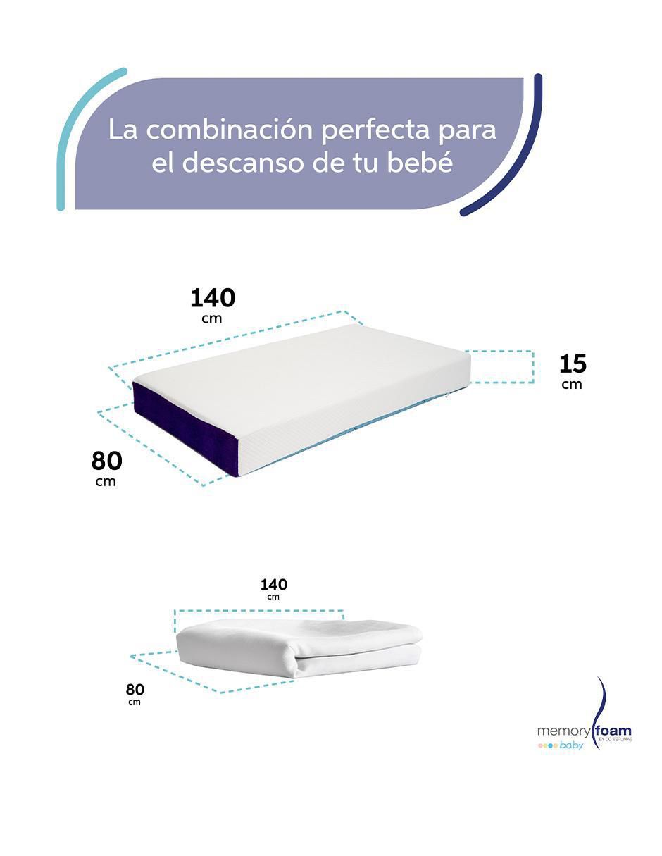 Colchón para cuna Pack Baby Good confort medio