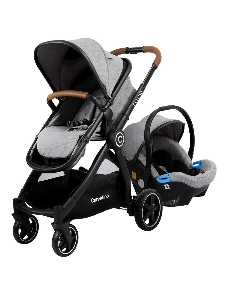 Carriola travel system Deluxe de aluminio