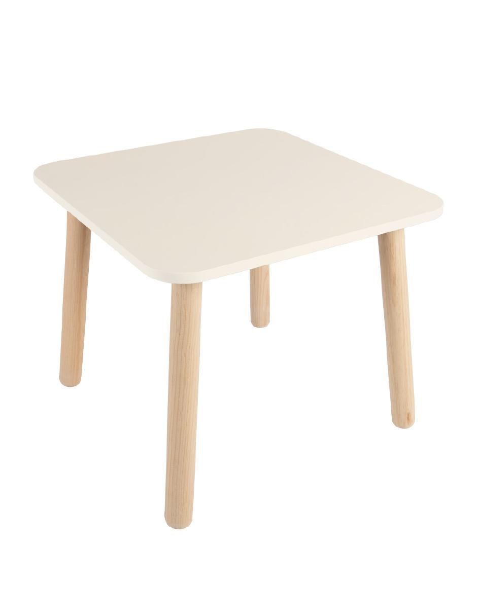 Set de mesa infantil duduk mesa cuadrada con silla conejo "de" materialatt" 2 "piezas"