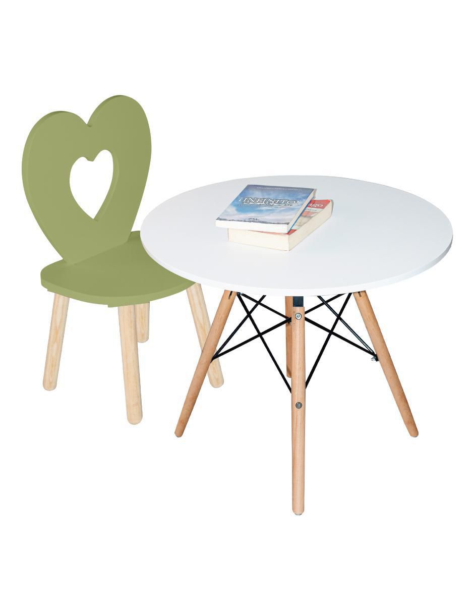 Mesa con silla