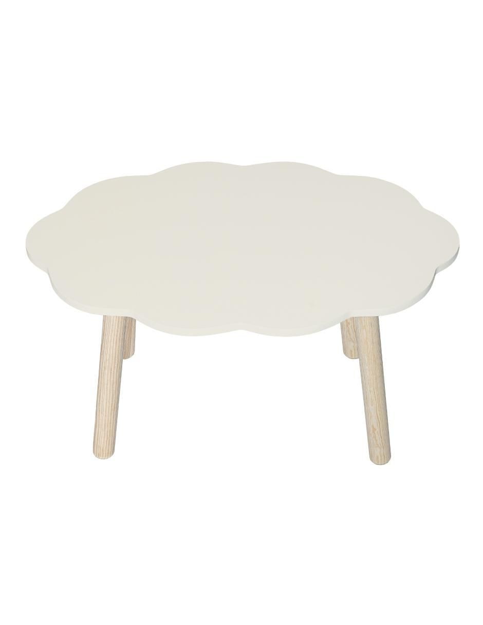 Set de mesa infantil duduk mesa nube ovalada con cuatro sillas de figuras "de" materialatt" 5 "piezas"