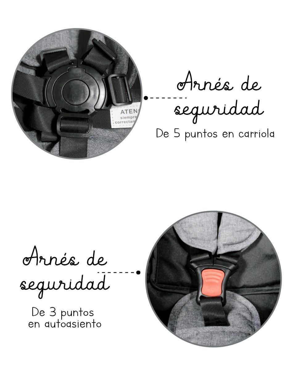 "carriola" travel system sin familia noni "de" aluminio