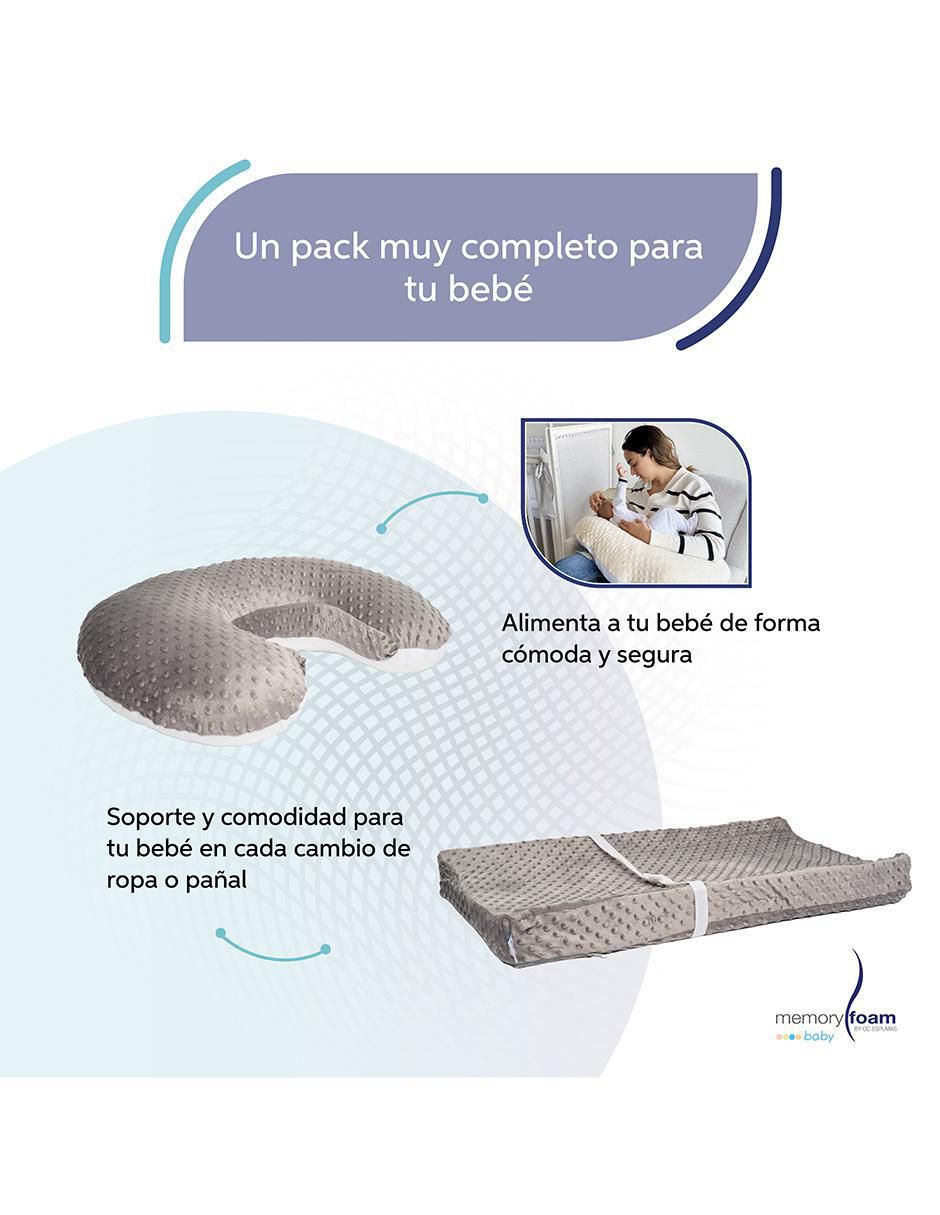 Nido para bebé memory foam baby pack 3 en 1