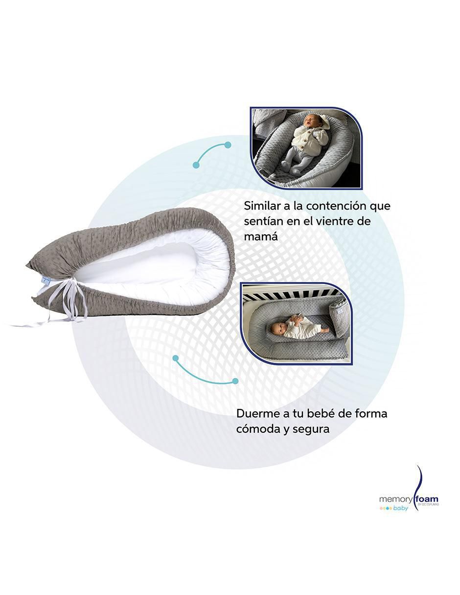 Nido para bebé memory foam baby pack 3 en 1
