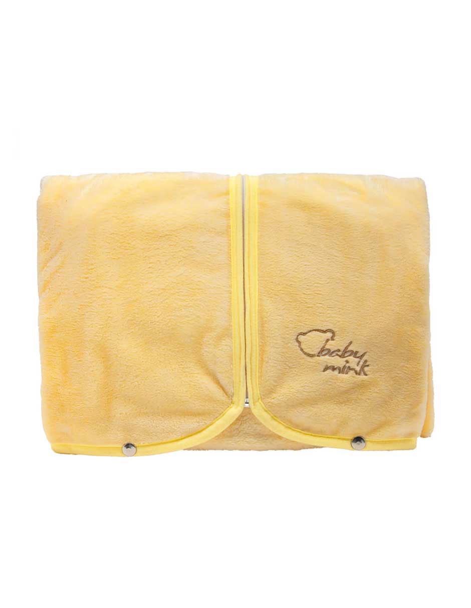 COBIJA BABY BAG, 100 X 80 CM, AMARILLO
