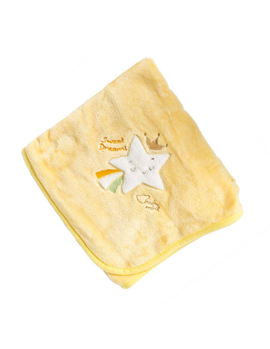 COBERTOR COB BABY GLOW BABY, AMARILLO