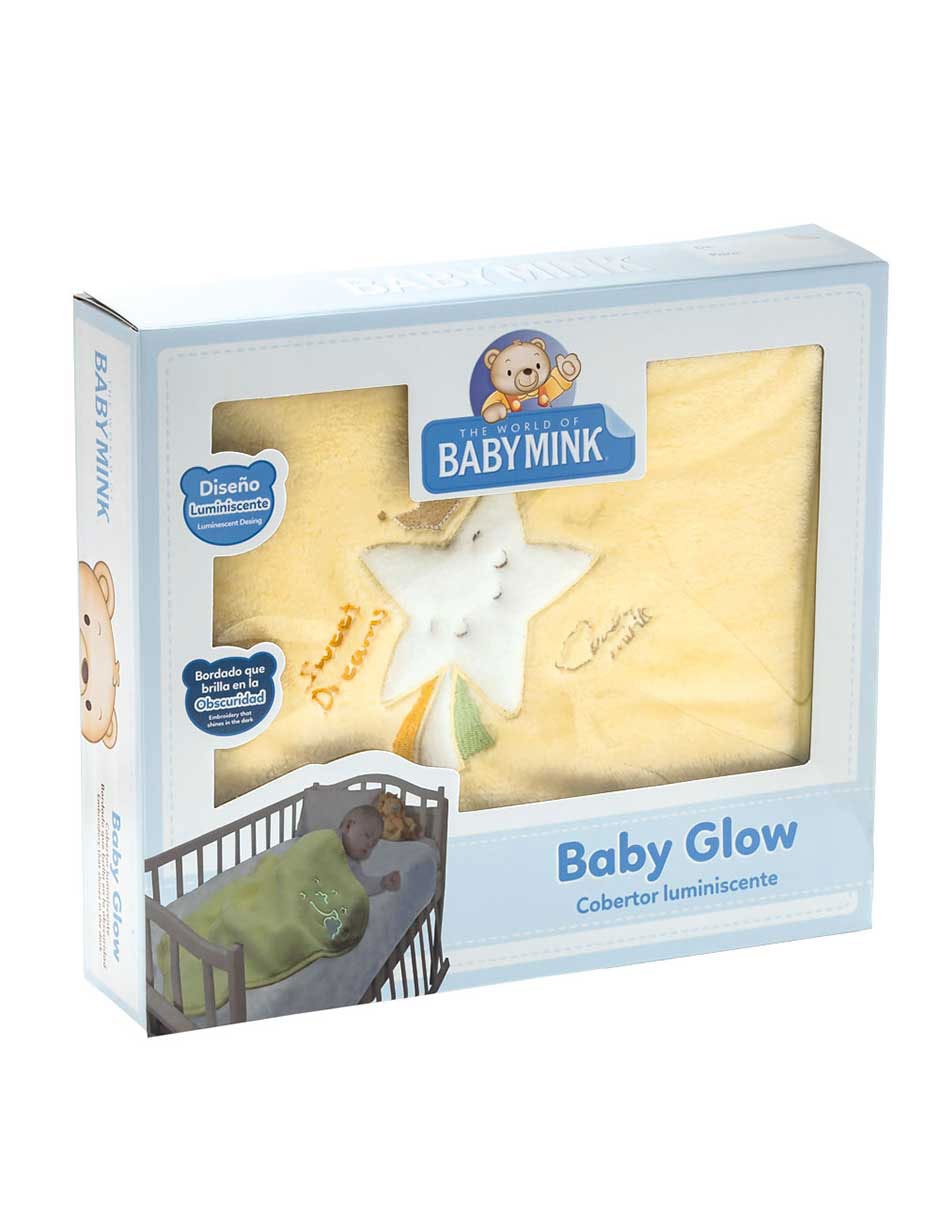 COBERTOR COB BABY GLOW BABY, AMARILLO