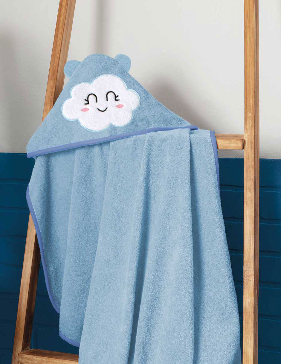 Toalla con gorro de algodón infantil 2