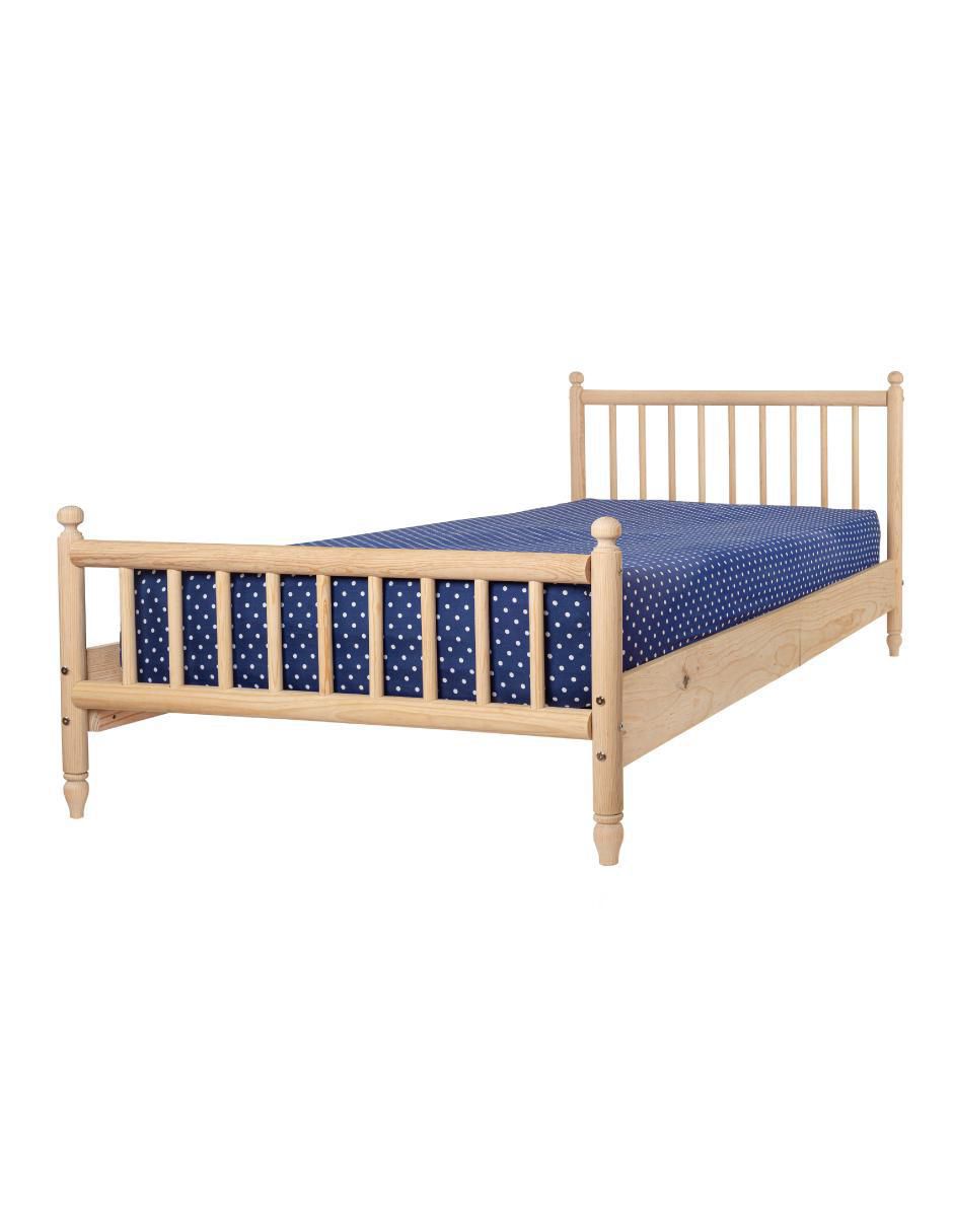 Cama de madera pino individual 2