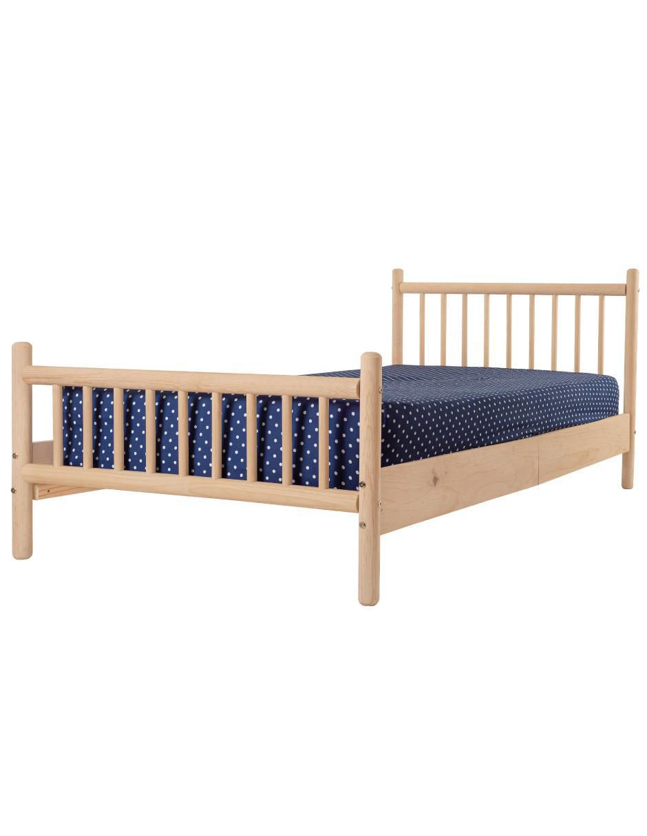 Cama de madera pino individual 2