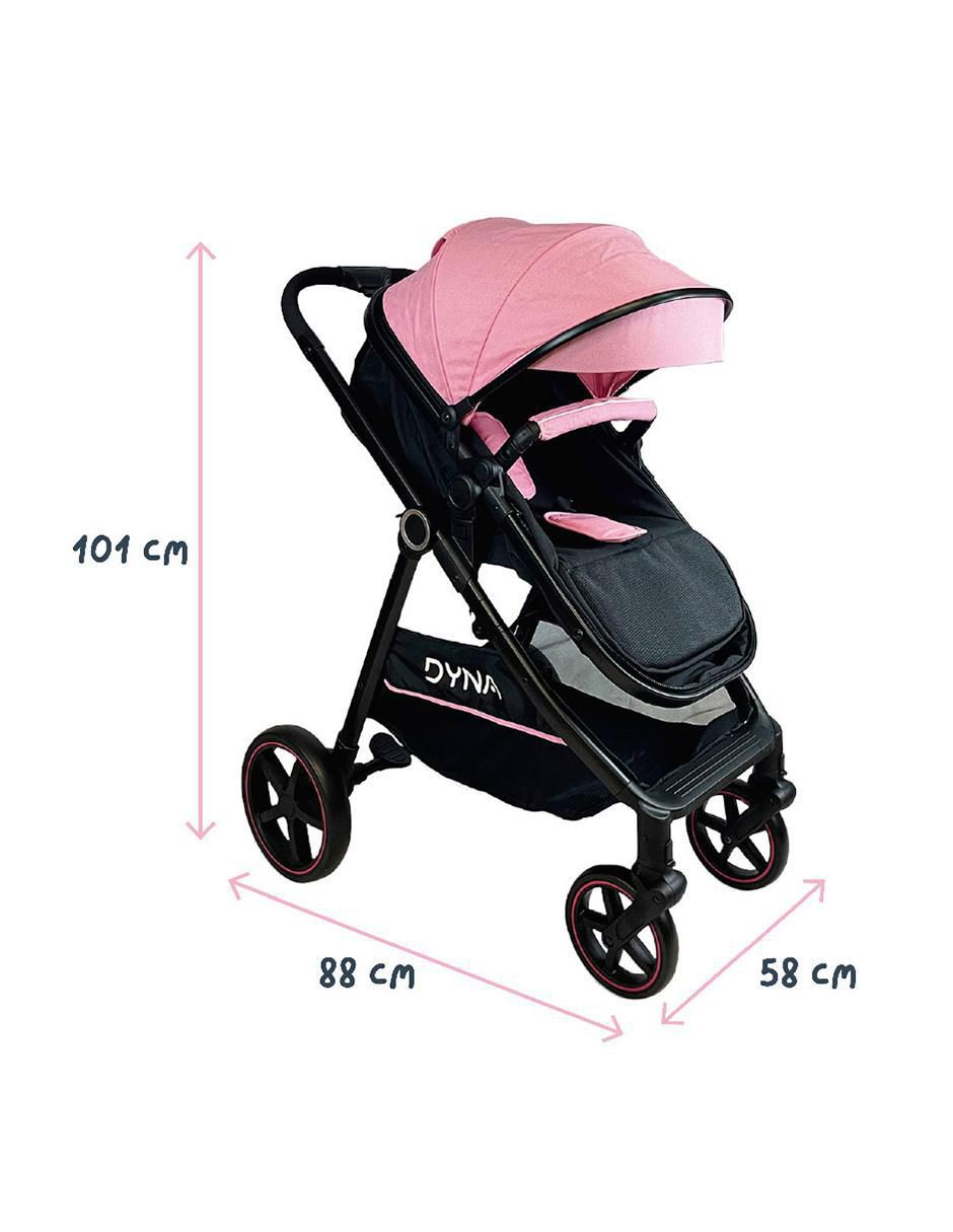 "carriola" travel system paseo trendy kids "de" acero inoxidable