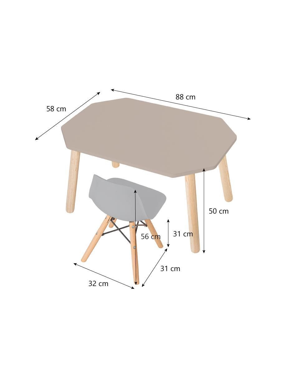 Set de mesa infantil de 2 piezas 5