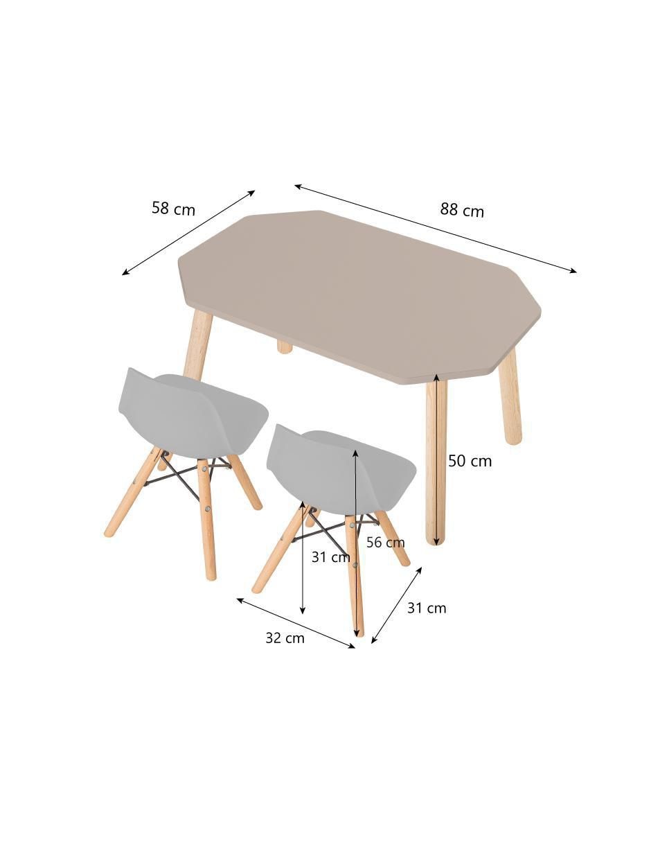Set de mesa infantil de 3 piezas 5
