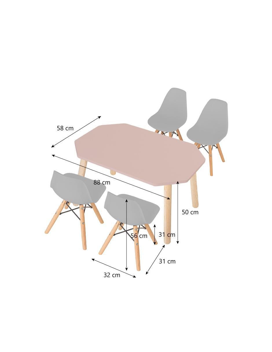 Set de mesa infantil de 5 piezas 5