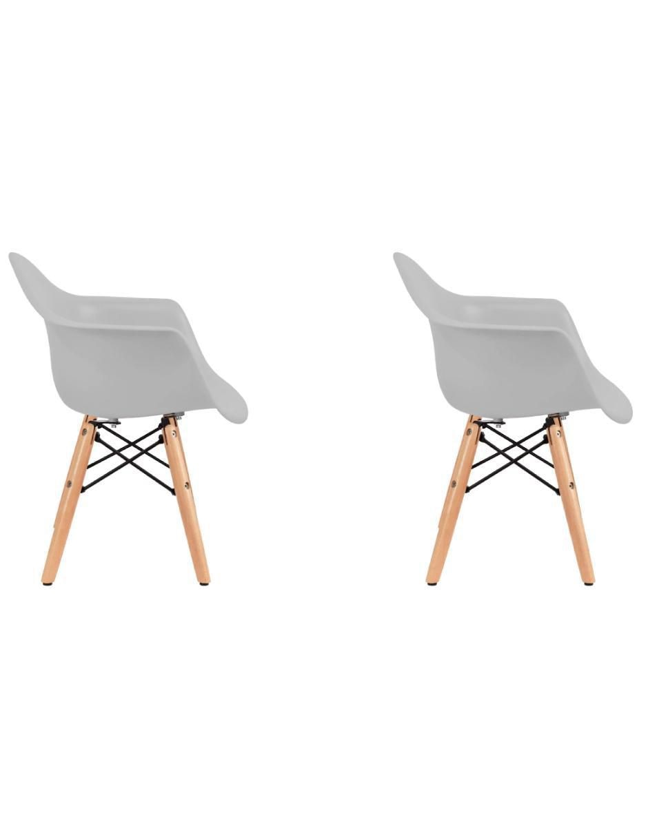 Set de silla infantil 2 piezas de madera 2