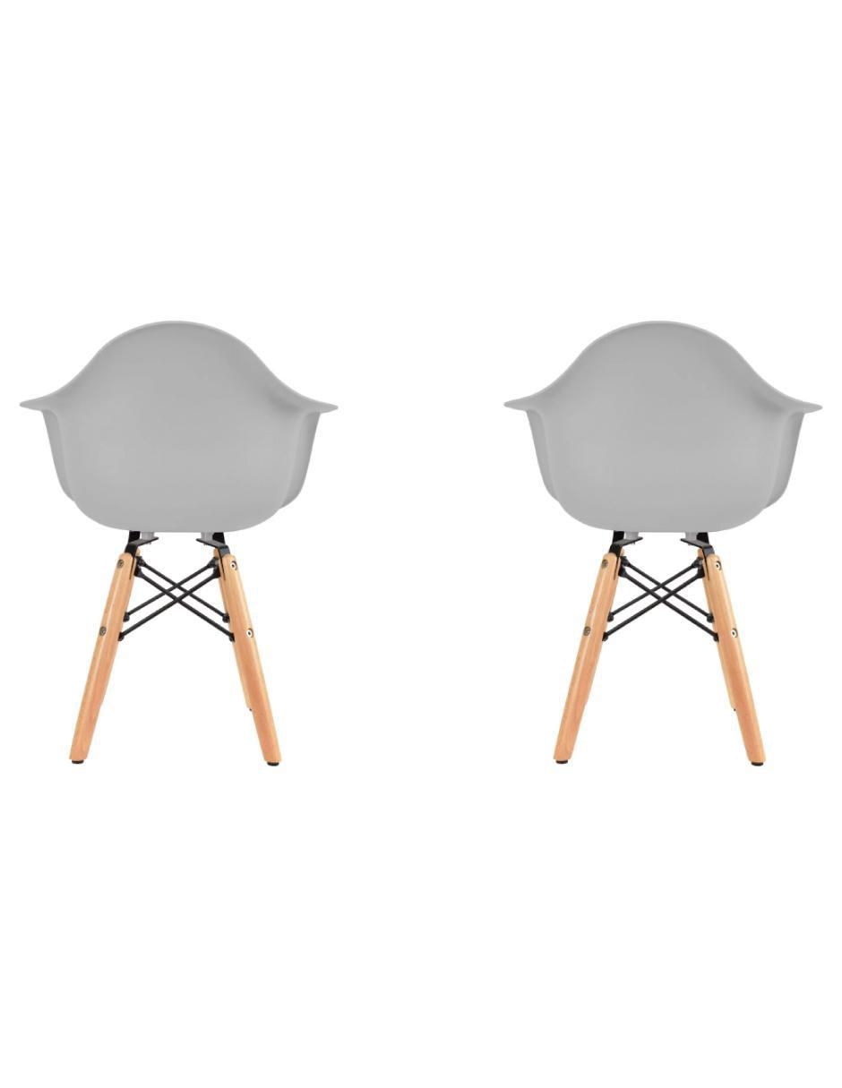Set de silla infantil 2 piezas de madera 4